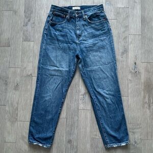 Madewell The Mom Straight Leg Jeans 28